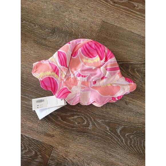 Janie‎ and jack Sun Bucket Hat Pink Floral size 6-12 Months NEW #8 - Picture 4 of 4